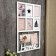 Photo frame plastic in 7 photos 10x15 cm "House" White 55.5x33 cm