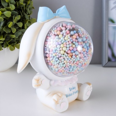 Night -night "Bunny" LED from batteries beige 9x14x14 cm Risalux-3