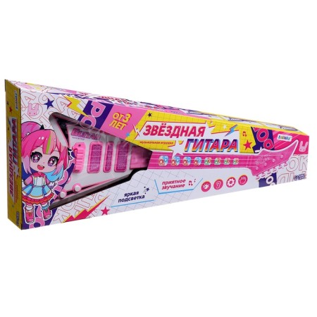 Musical toy "Star guitar", sound, light-7