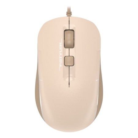 Mouse A4Tech FSTYLER FM26S Beige/Brown optical (2000DPI) Silent USB for a laptop (103385