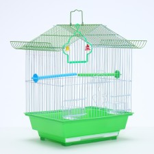 Poultry cell is equipped BD-1/1D, 30 x 23 x 39 cm, green