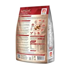 Supreme dry food for dogs, veal, 1.2 kg