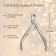 Manicure nippers for cuticle, 9 cm, blade length - 9 mm, on blist, silver color