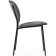 Stool on a metal frame Saranda metal/velor, black/gray 45x60x81 cm