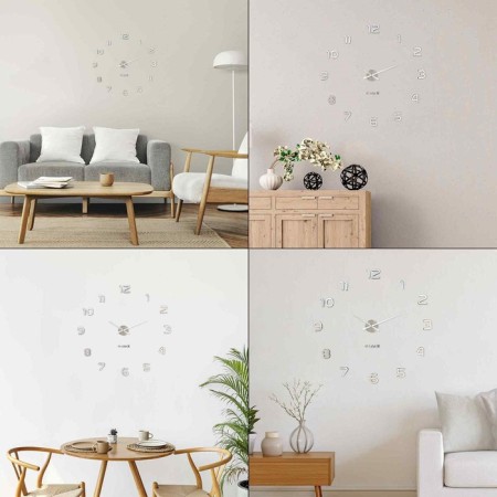 Walls Wall Interior, 3D "Akstell", silent, sticker, large, D-70 cm-1