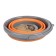 Folding bucket TRAMP TRC-092, silicone, orange, 5l