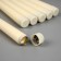 LED candle wax "classics", 2x27 cm, AAAX2 (not in the set), set 6 pcs, t/white