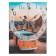 Carty clock wall "orange bus", a smooth move, 30 x 40 cm