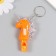 Light light on the ring+whistle "Sea Horse" flashes mix 7x1.5x4 cm
