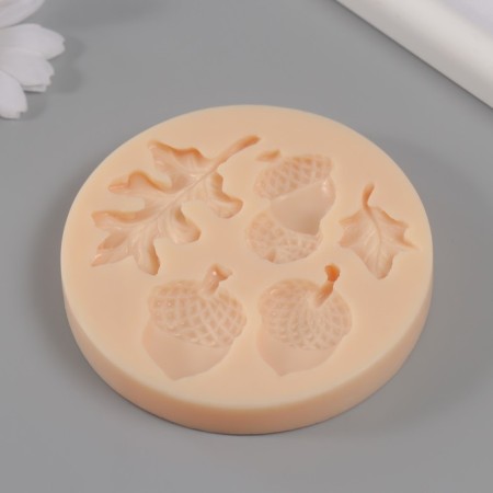 Silicone Mold "Acorn" from 3x2 cm to 5.5x3.5 cm mix-2
