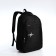 Young backpack from textiles with a zipper, 4 pockets, black/white color