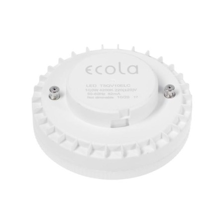 LED LED ECOLA, GX53, 10 W, 4200 K, 220 V, 27x75 mm, matte glass-1