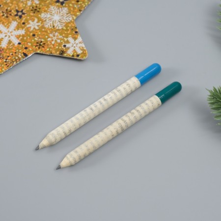 Growing gift pencils mini "blue spruce + pine" set 2 pcs.-8