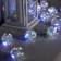 Garland “thread” 4.5 m with nozzles “Flower balls”, IP20, transparent thread, 15 LED, white glow, 220 V