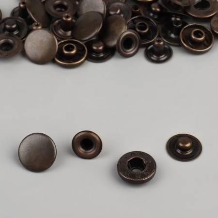 Installation button, alpha (S-shaped), d = 15 mm, antique color-1