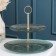 2-long infusion dish, d = 21/28 cm, turquoise color