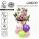 A set of balls “for mom”, latex, foil set 7 pcs.