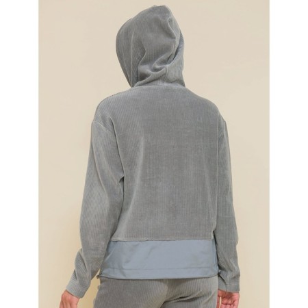 Female sweatshirt, size 42, gray color-4