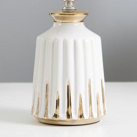 Board lamp "Nicole" E14 40W Gold white 20x20x33cm Risalux-3
