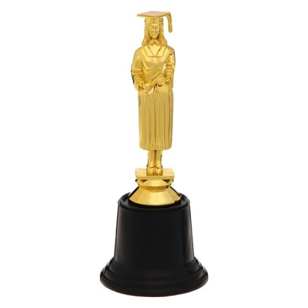 Figure for application for graduation "graduate", plastic, height 17.5 cm
