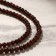 Set 2 objects: beads, bracelet ball No. 3 "Granat"