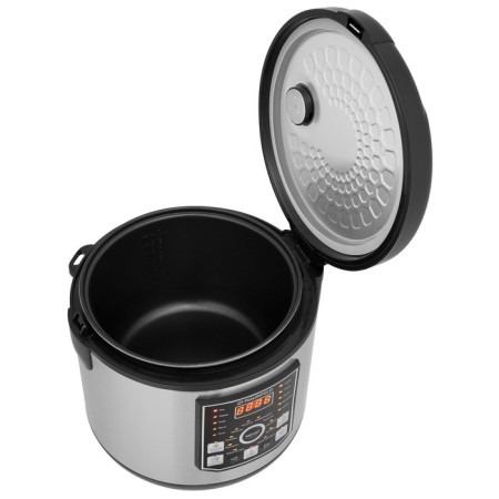 MAUNFELD MPMC-1624s multicooker, 860 watts, 5 l, 21 program, anti-stick coating, gray-black 93-8