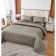 Kit: bedspread, pillowcase, size 240x260 cm, 50x70 cm - 2 pcs, color light gray