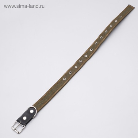 Collar of tarpaulin dimensionless two-layer, 72 x 3.5 cm, Osh 45-60 cm, khaki-4