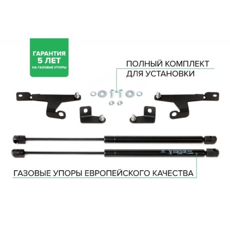 Gas shock absorbers of the trunk Pneumatic, Kia Rio IV 2017-n., 2 pcs., Ab-ki-Ri04-00-1