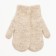 Double children's mittens, color gray melange, size 10 (0-3 years)