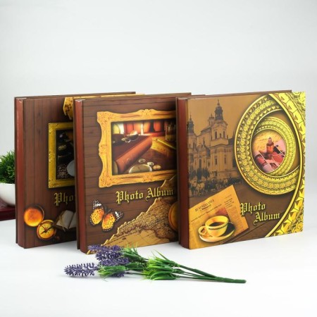 Photo album magnetic 40 sheets "Maps" MIX 30x27.5x5.5 cm-2