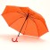 Walking umbrella semi -automatic d = 90 cm, orange color