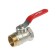 Ballic Otmo tap, inner/outer thread 1 ", pen, nickel -plated brass