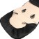 Autoshekhli universal SkyWay Arctic, artificial fur, set 2 objects, black S03001075
