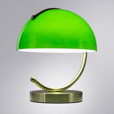 Erte Lamp Banker A5040LT-1AB, G4, 7 W, 23x23x28 cm, bronze table lamp, bronze