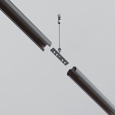 The connector is a straight line for the round low -profile tire pipeline, black-3