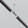 The connector is a straight line for the round low -profile tire pipeline, black