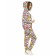 A set of sweatshirts and trousers female, size m, pink color