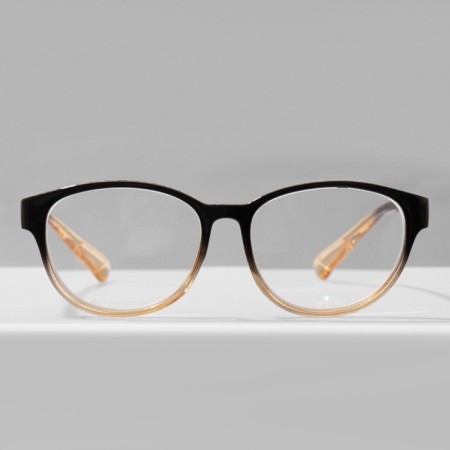 Ready glasses GA0672 (color: C1 black, orange; diopter: + 3.5; tint: no)-2