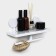 Shelf for bathrooms on Velcro of the Dolyan, 17 × 32 × 11.5 cm, white color