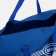 Sports bag with lightning, long belt, blue color