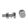 Bolt bolt master, with a hexagonal head, galvanized, Din933, M6x20 mm, 11 pcs