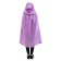 Carnival cloak, atlas, purple color, length 85 cm