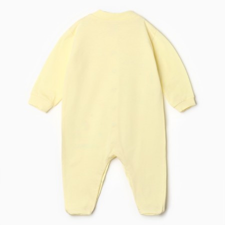 Overalls for girls, yellow color, height 80 cm-4