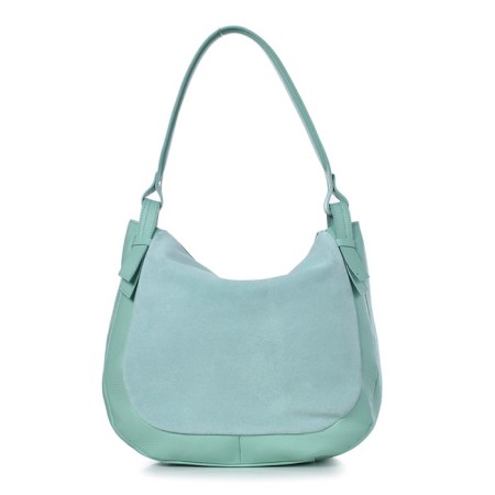 Bag women, genuine leather, 345x265x125 cm, mint-1