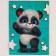 Puzzles with a soft toy "Panda"