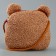 Soft bag "Bear". Brown color