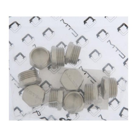 The plug "CTM", 1/2 ", external thread, nickelized brass-4
