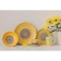 Ceramic shares mug "Sunflower", 360 ml, green color