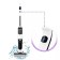 Vacuum cleaner KitFort KT-5155, vertical, wireless, washing 150 watts, 0.52 l